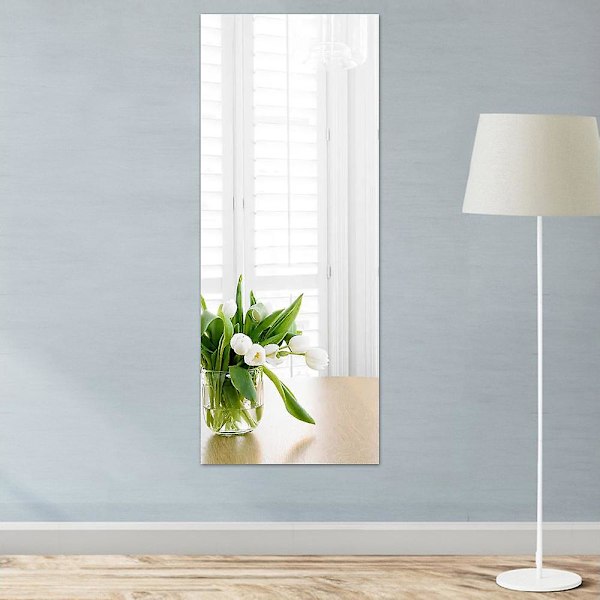 Självhäftande spegel 40 x 122 cm Flexibel självhäftande spegel spegel