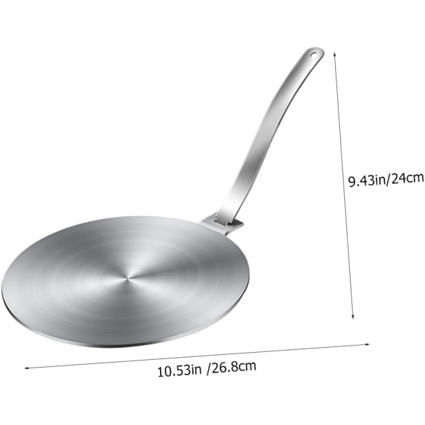 24CM Avfrostningsplatta Spishäll Värmeavledare Adapter Induktionskokare Värmeavledare Gryta Panel Värmeledande Platta Spishällsplatta Induktionskokarplatta Removable