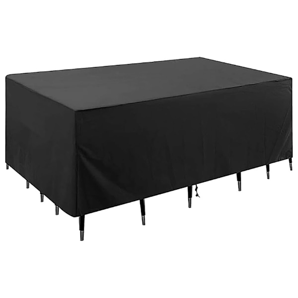 Möbelöverdrag för uteplats, Vattentätt överdrag för utemöbler, Överdrag för soffor på balkong och gräsmatta (107 CM x107CM x 79CM)
