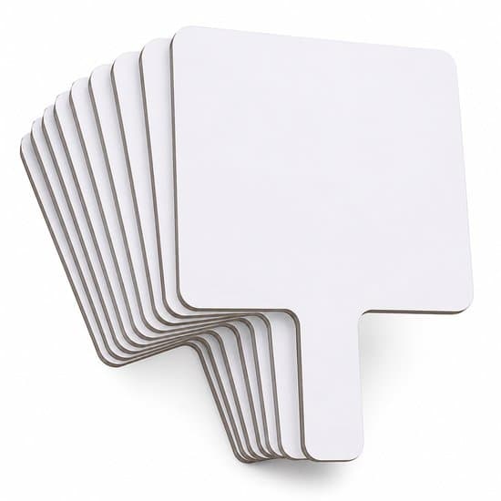 Miniblackboards - 10-pack - Dubbelsidiga - För klassrummet