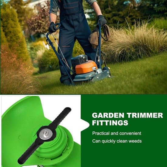 60 erstatningsblader – 5 mm trimmer – tilbehør til elektriske gressklipperblader – kompatibel med forskjellige batteridrevne gresstrimmere – gresstrimmer