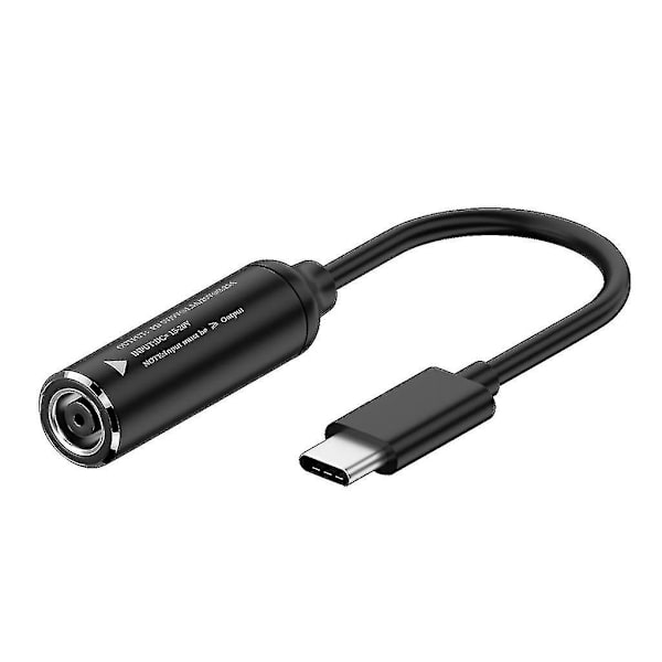 DC-hona till Type-C-hane kabel sladd strömförsörj dina enheter för PC-bärbara datorer surfplattor 6.0x3.7mm