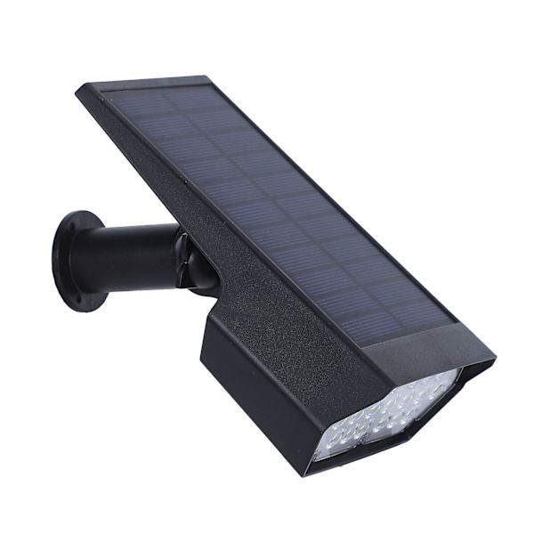 Solcells drivna polysilikon LED landskapsstrålkastare utomhus trädgårdslampor