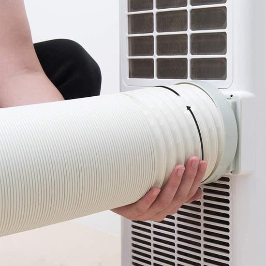 Flexibel frånluftsslang för luftkonditionering - Universal portabel luftkonditioneringsslang (13 cm diameter, 150 cm längd)