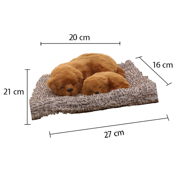 Aktivt kol simuleringshund bil tillbehör bambukolspåse, För att ta bort formaldehyd och lukt Golden Retriever