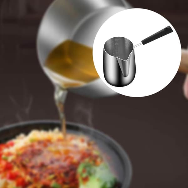 Minikasserolle - 1000 ml - 304 rustfritt stål - Hellestut - Passer til alle koketopper