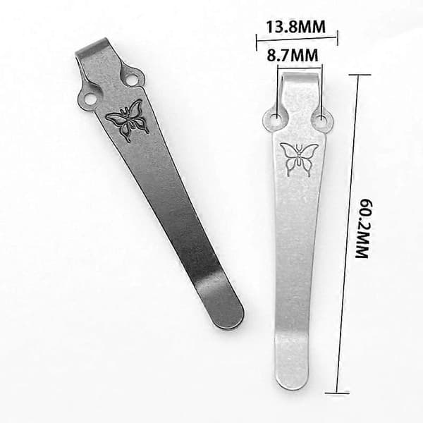 Udskift sommerfugle-rygclipsen Benchmade Griptillian Deep Carry Titanium Clip