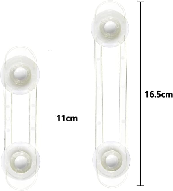 Babysäkerhetsspärrar, 8-pack Acsergery Present Transparent Barnsäkerhetsskåpsdörr
