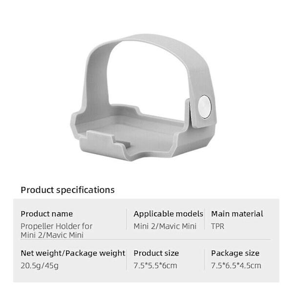 Samlad bas för DJI Mini 2/Mavic Mini propellerorganisatör dröntillbehör