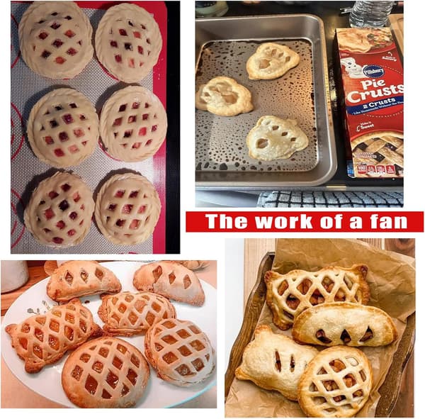 Dejpresser Lomme, Mini Tærteforme, Enhånds Cookie Maker, 3 Form Jule Håndlavede Tærteforme (Rund Tærteform)