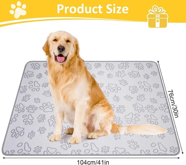 104 x 76 cm hundetæpper til mellemstore hunde, katte, førsteklasses bløde hundetæpper til små hunde, vaskbare, hvalpetæppe, hundeudstyr til hvalpe