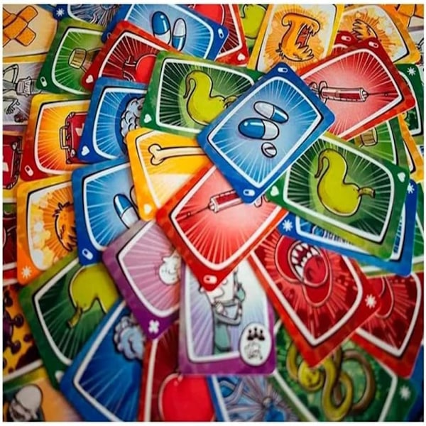 Tranjis Games Virus! + Virus 2 Kortspel Paket Evolution Expansion Virus1