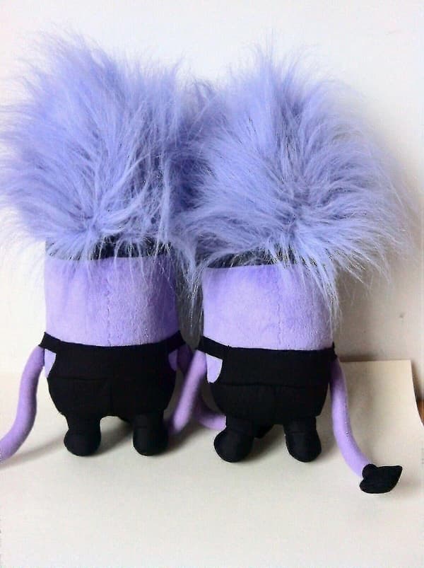 Minions-kokoelma Itse Ilkimys Violetti pehmolelu Doll-e PHE89 2pcs