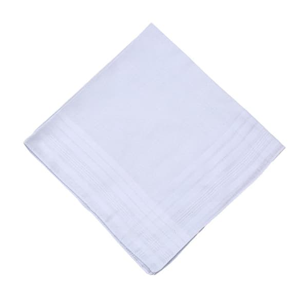 12-PAK HVIDE BOMULDSHÅNDKLÆDER hvid