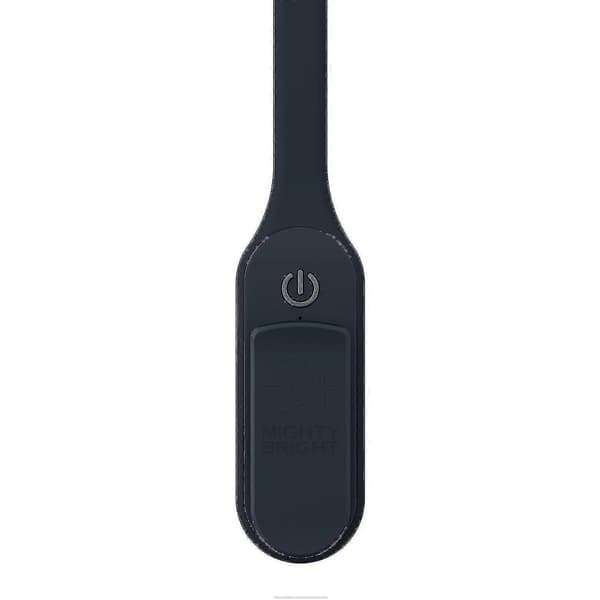 Mighty Bright Oppladbar LED Boklampe: Svart