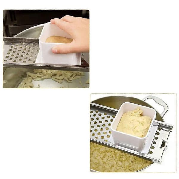 Komplett Spaetzle-lager i rustfritt stål, dumplingmaker-sett, kjøkken-nuddelmaker