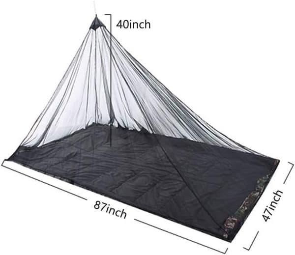 Myggnät för camping, kompakt och lätt med bärväska