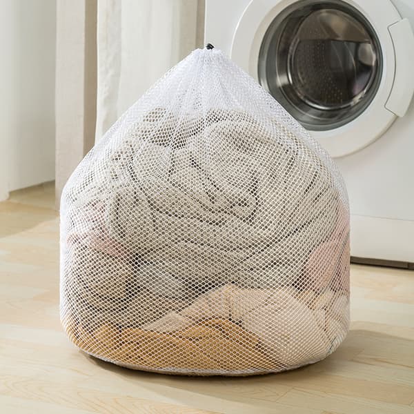 Slitesterk vaskepose med grovmasket netting, 3-pakning