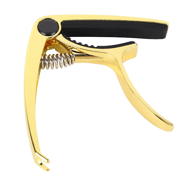 Gitarr Capo Metal Justerbar Fjäderspänning Capo för Akustisk Elektrisk Ukulele Bas Guld