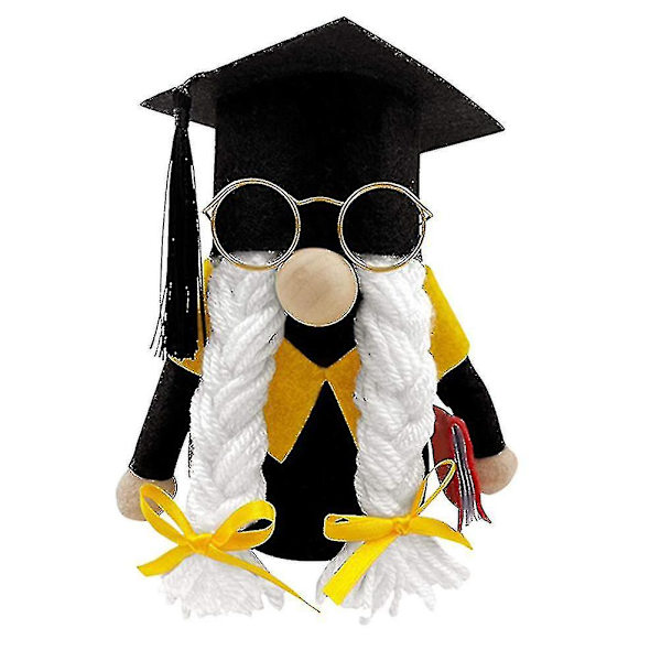 1 st Gnome-docka för examensceremoni, plyschdocka, söt dockdekoration