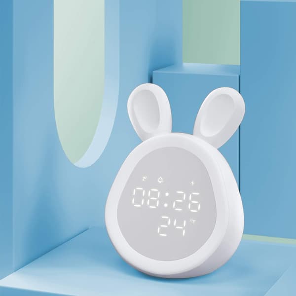 Vækkeure til soveværelser med snooze og natlys Digital Al