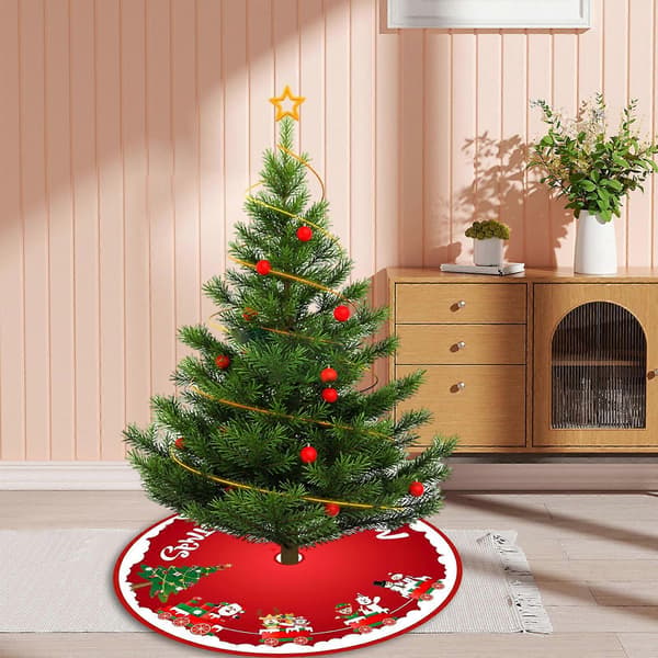 Juletrematte Base Cover Juletrematte Diameter 90cm Varm Ju Style B