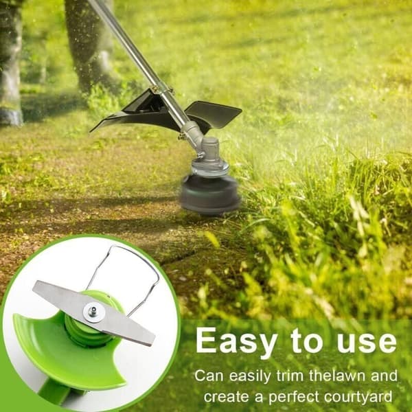 Reservedeler for trimmere, 24V trådløs trimmer med batterimetallblader, elektrisk gresstrimmertilbehør, for trådløs trimmer