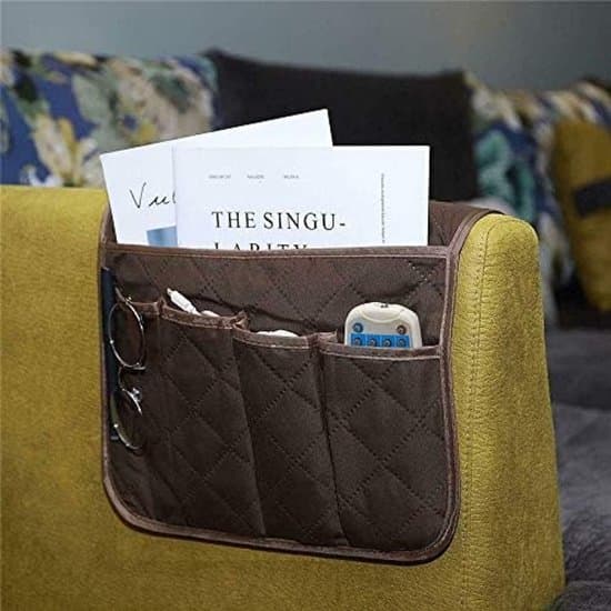 Armleneorganisator med flere rom for sofa og stol