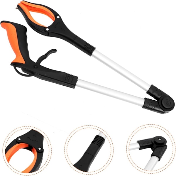 2-pack Griparverktyg, Lång Räckvidd Griparverktyg med Magnetisk Spets, Skräpplockare, Sopupplockare, Skräpuppsamlare