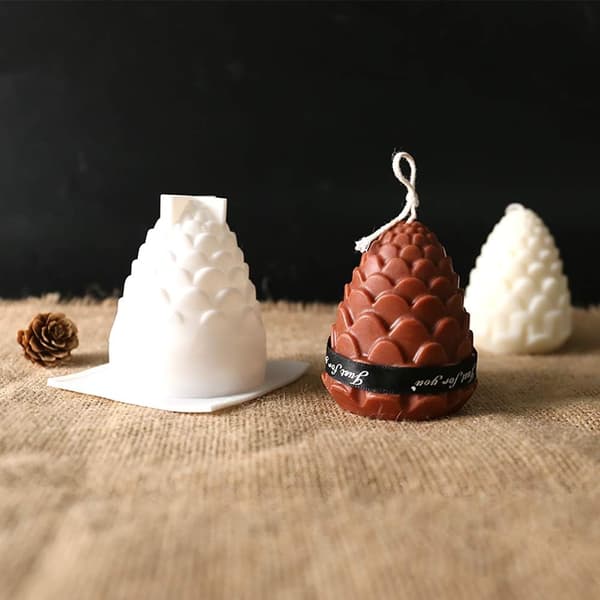Silikonformer DIY Lyslaging Form 3D Silikonform Soyavoks