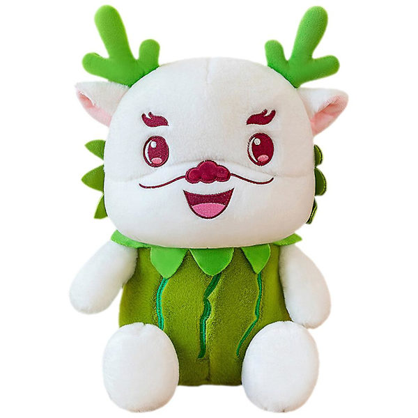 Fylld drakdocka sovrumsdrake docka frukt stil drake docka soffa plysch drake docka dekor Green
