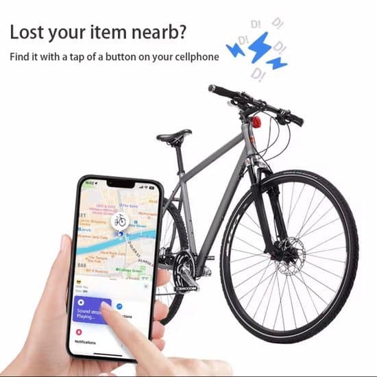 Cykelrefleks - cykeltilbehør - GPS cykeltracker - cykellygte - Cykeltracker Refleks cykellygter refleks med GPS cykeltracker