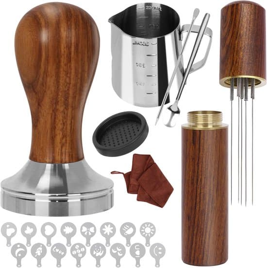Kaffetamper-sett - Barista-tilbehør - 23 deler