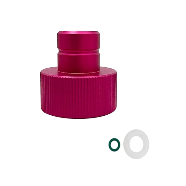 CO2 Adapter CO2 Cylinderadapter, Professionell Direkt Ersättning Snabbkopplingsbeslag för Sodamaskinstillbehör purple