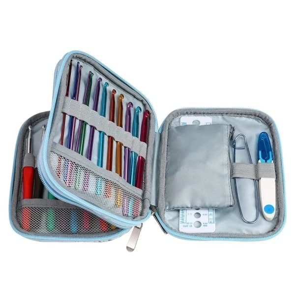 Strikkepinnveske Heklenålveske 2 2