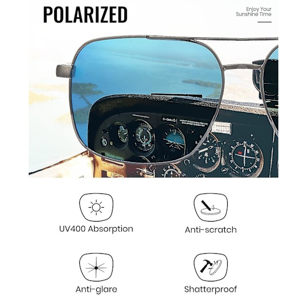 Polariserade solglasögon Yellow