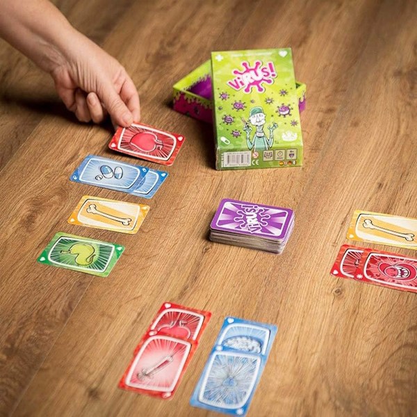 Tranjis Games Virus! + Virus 2 Kortspel Paket Evolution Expansion Virus1