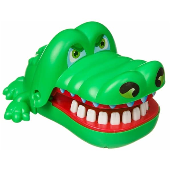Krokodil Tandläkare - Spel & Lek för Barn Grön