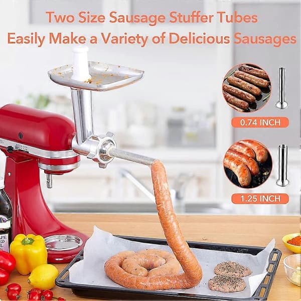 Kødhakkerblade Pølsestopper til KitchenAid Røremaskine