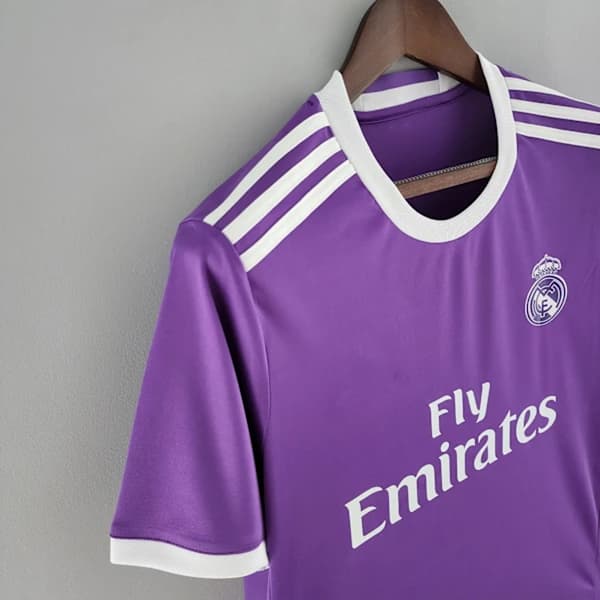 REAL MADRID 2016 - 2017 BORTS Retro Fotbollströja M M