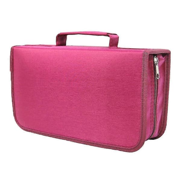 CD DVD Etui Holder Organizer Spil Disk Etui DVD Opbevaringstaske Rød