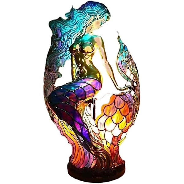 Djurs bordslampa serie, Tiffany djurformad bordslampa J