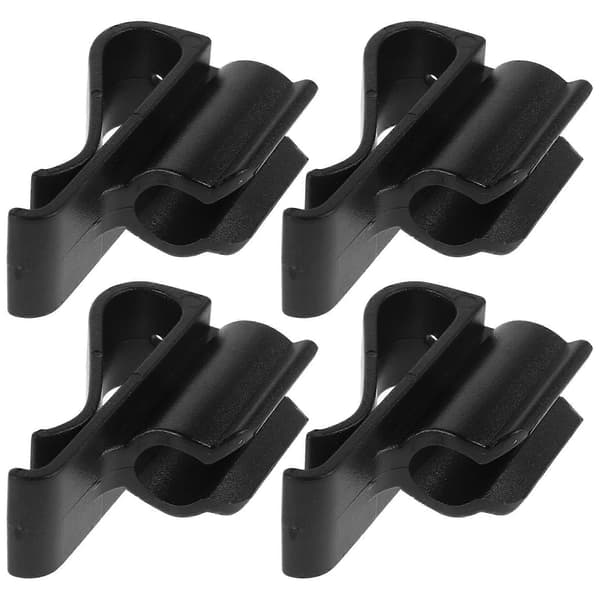 Putterholder til udvendig golfbag, sikker putter til golfspillere, plastik, 6,50X4,00X2,50CM, 10 sæt