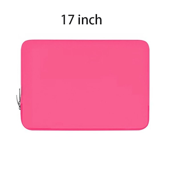 Laptopfodral i ROSA RÖD för 17 tum
