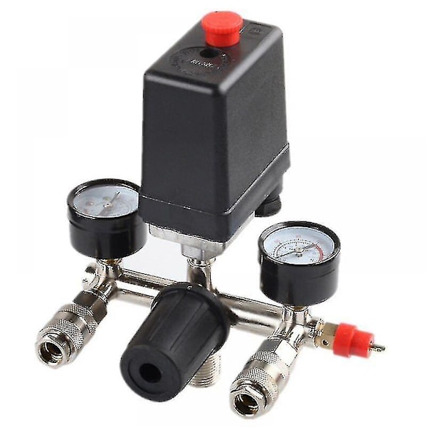 Tryckregulator med tryckbrytare för kompressortryckbrytare med 2 displayer -gt