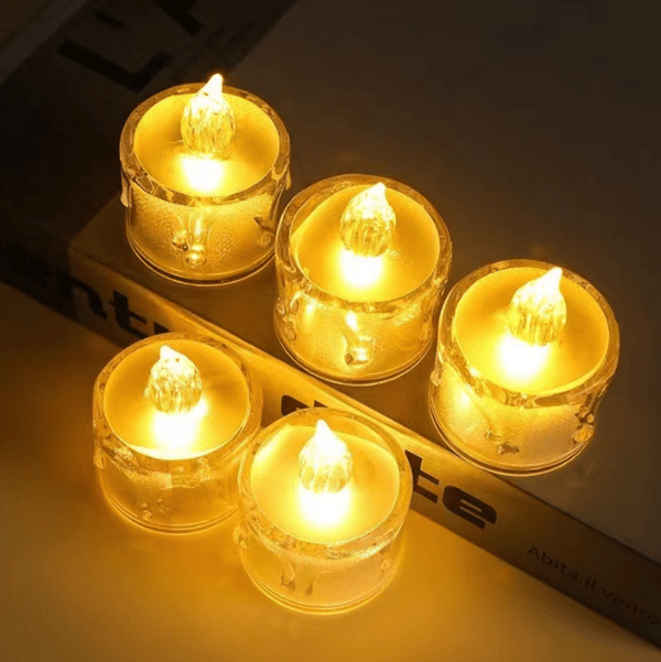 Flammeløse LED fyrfadslys til fester, bryllupper 24pcs