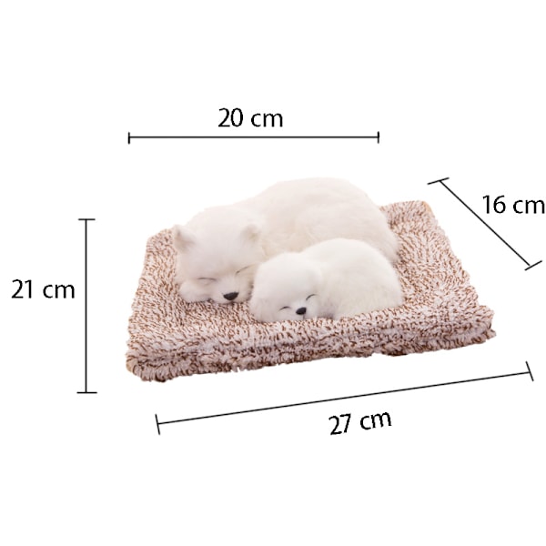 Aktivt kol simuleringshund bil tillbehör bambukolspåse, För att ta bort formaldehyd och lukt Samoyed