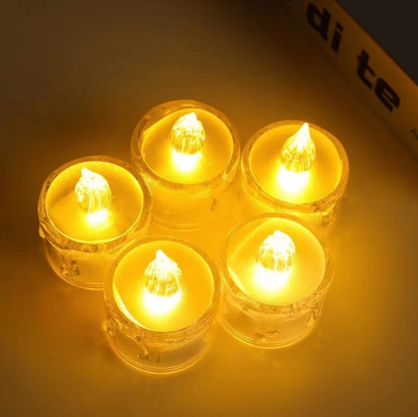 Flammeløse LED fyrfadslys til fester, bryllupper 24pcs