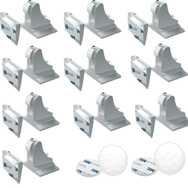 Magnetiska skåplås för barnsäkerhet, 10-pack + 2 nycklar, Magnetiska lådlås för barnsäkring