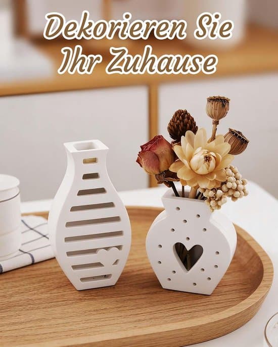 Mini Vase Silikoneform Sæt – 4 Stykker til Epoxyharpiks og Gips – Velegnet til Små Blomsterpotter og Gør-det-selv Dekoration – 1 Sæt